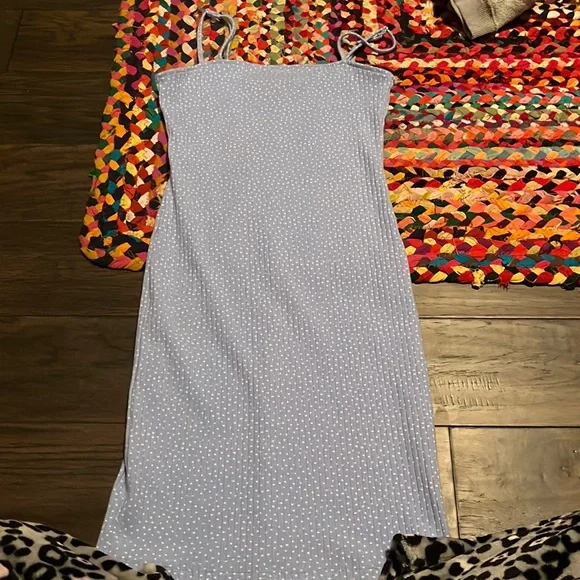 white polka dot bodycon dress Claudelle Polka Dot Mini Dress